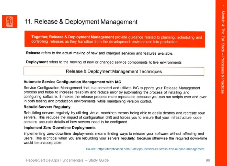 11. إدارة الإصدار والنشر (Release & Deployment Management)